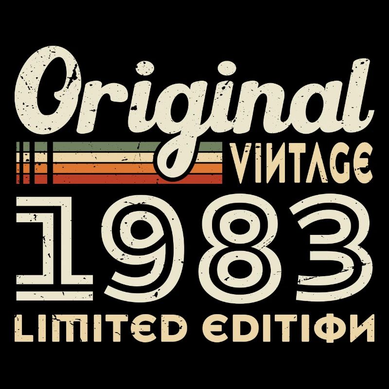 Original 1983 Vintage Geburtstagsgeschenk
