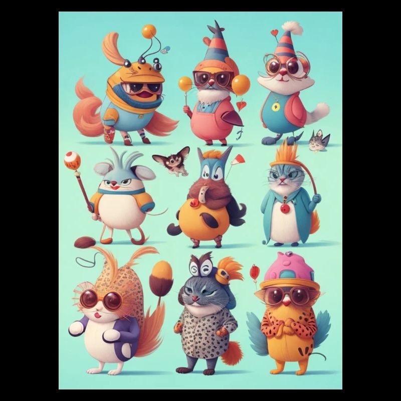 Quirky characters
