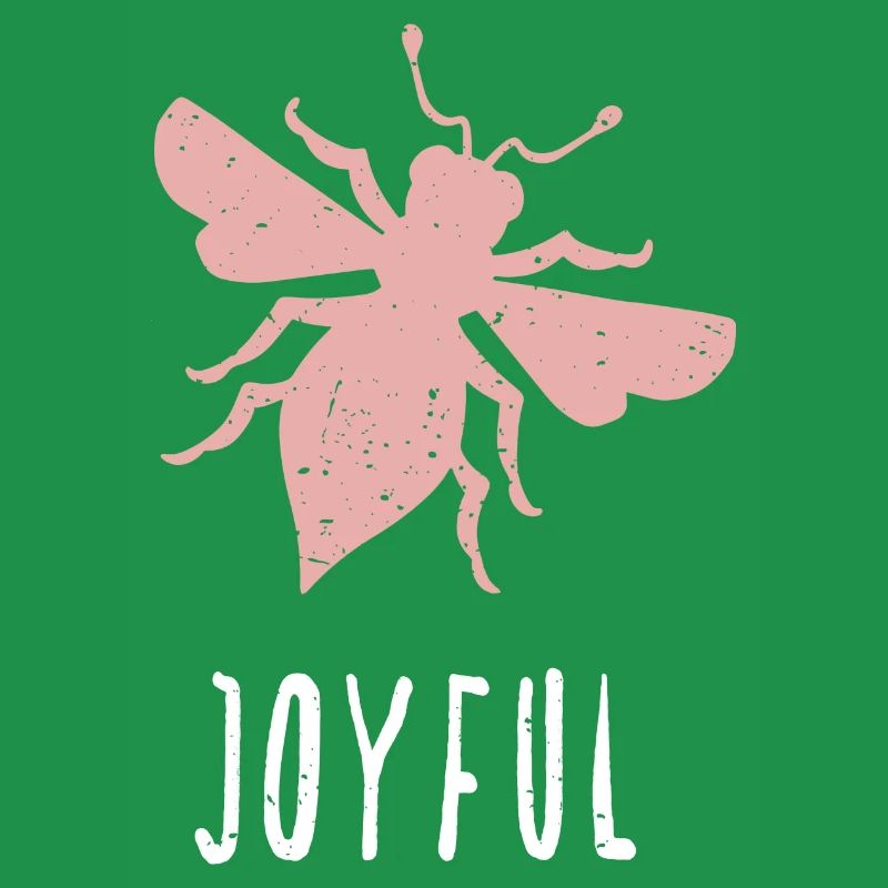 Abeille rose Abeille joyeuse Soyez joyeuse