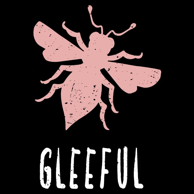 Abeille rose Abeille joyeuse Soyez joyeuse