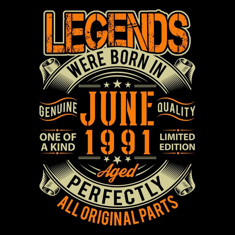 1991 Juni Geburtstag Legende