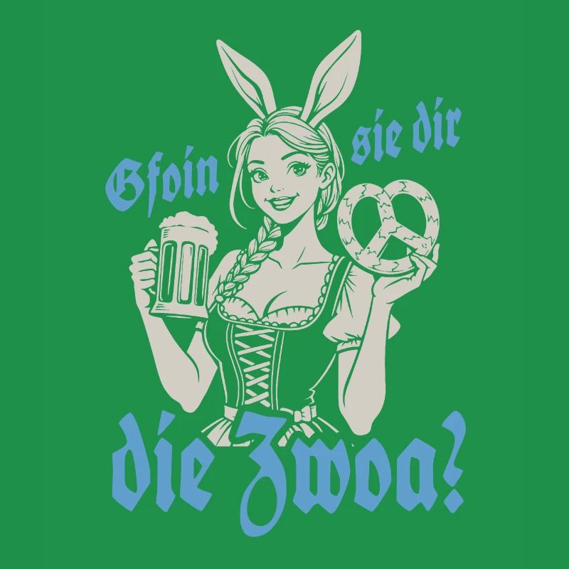 Gefallen sie dir, die Zwei? Dirndl Bier & Bretzen