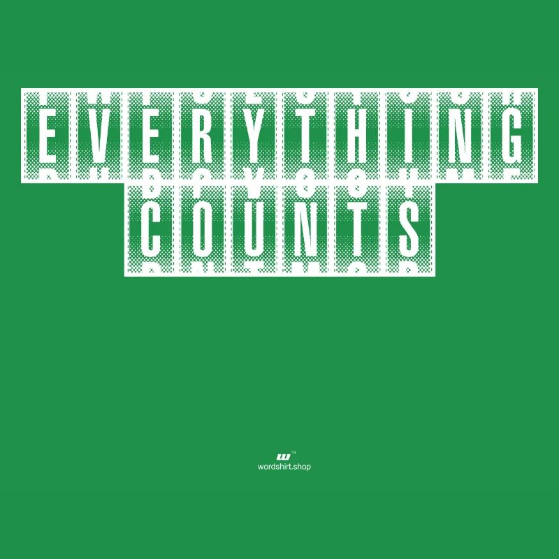 Everything Counts white