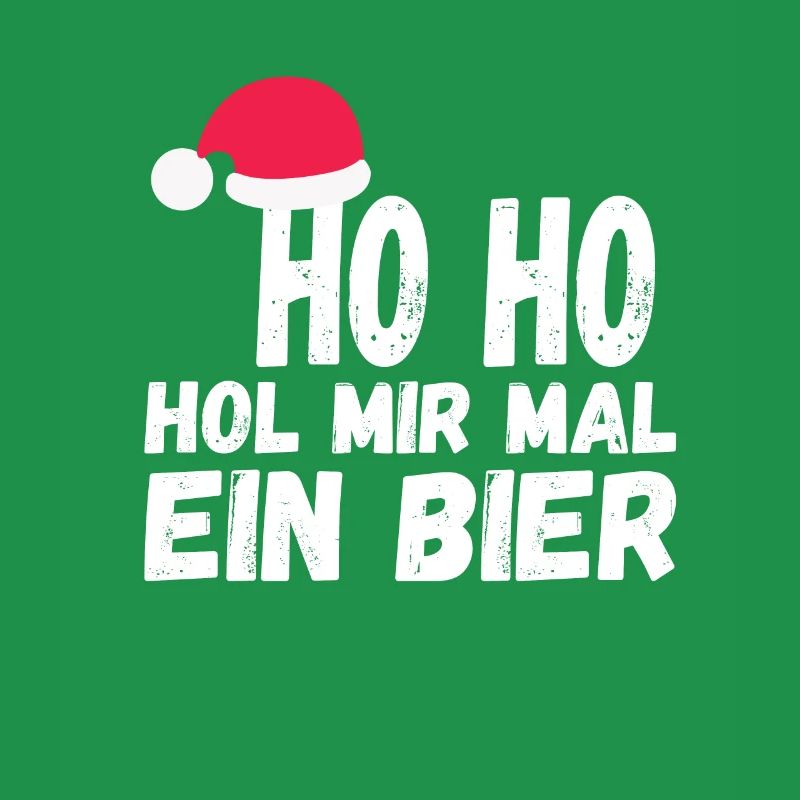 Ho Hol mir mal ein Bier Ugly Christmas Xmas Idee