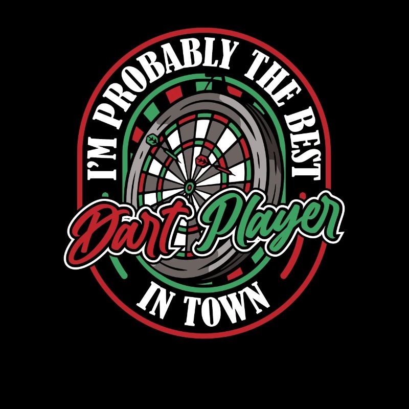 Cible du joueur de fléchettes Darts