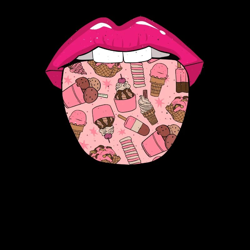 Langue de crème glacée