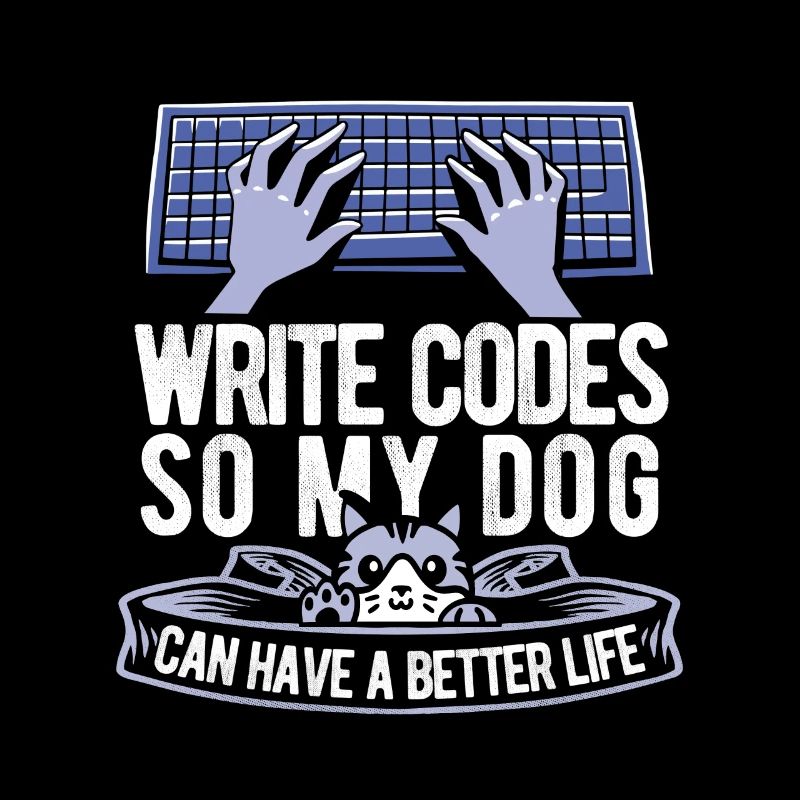 Developer Coder Programmer Cat