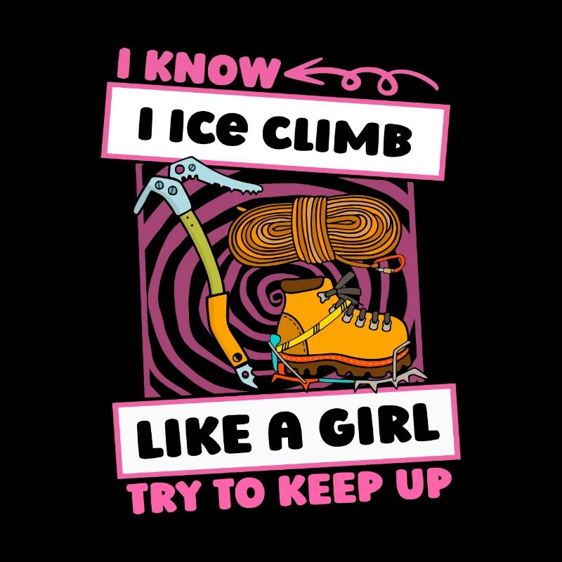 Eisklettern Mädchen