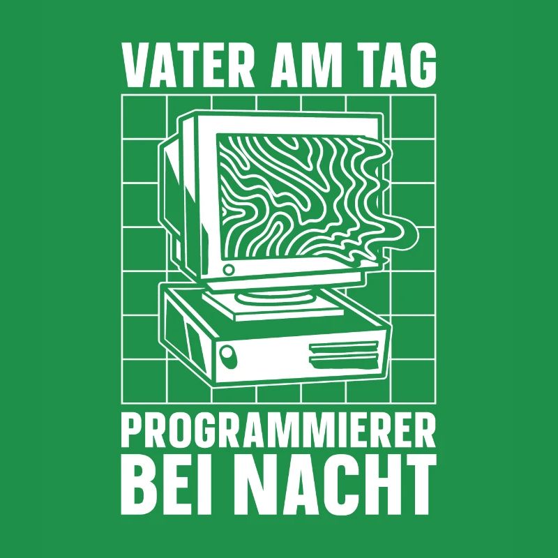 Entwickler Coder Programmierer Vater