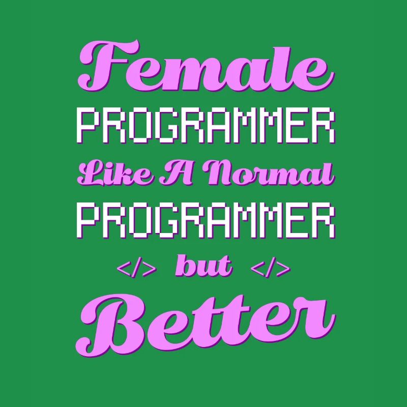 Developer Coder Programmer Female