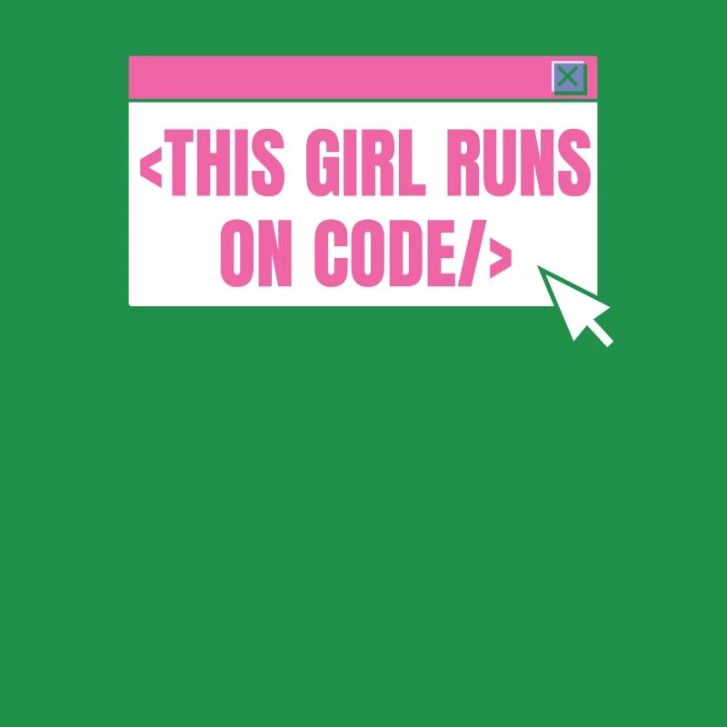 Développeur Coder Programmeur Girl