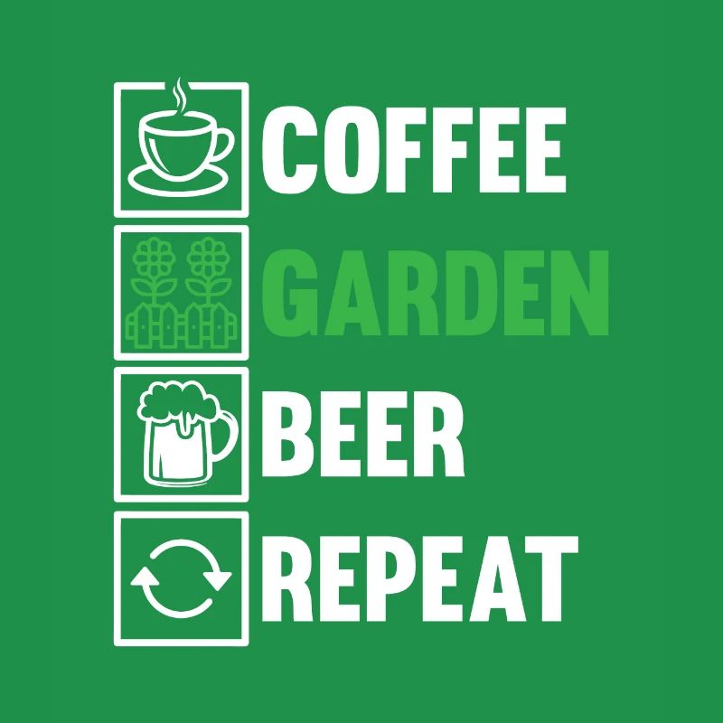Hobbygärtner Garten Kaffee Garten Bier