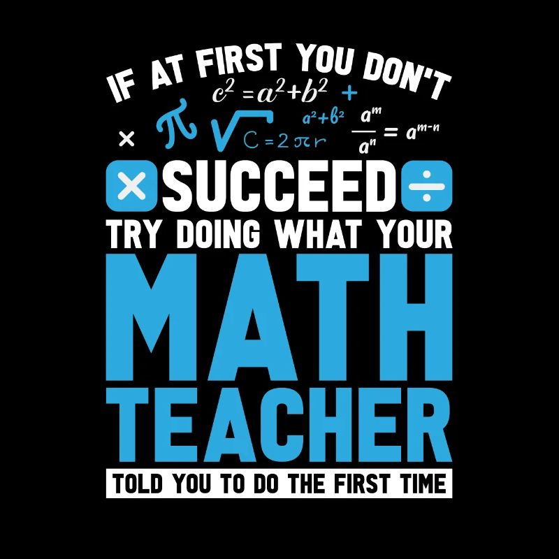 Mathelehrer Mathe Lehrer Gleichungen