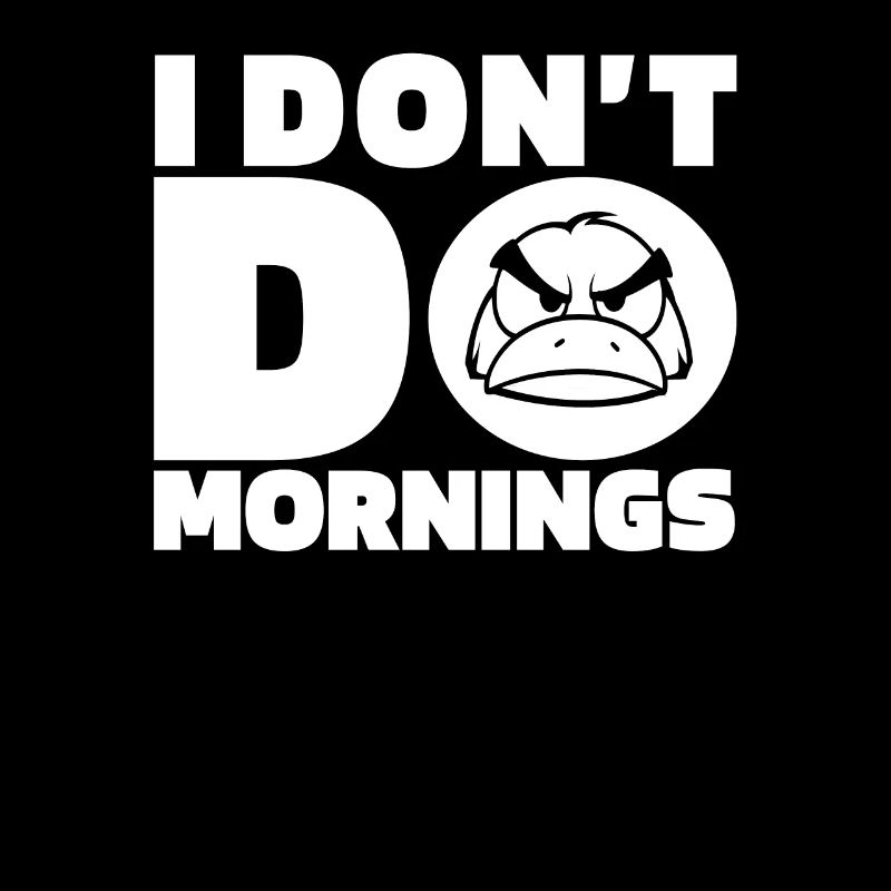 Schnabeltier Platypus Lustig I Dont Do Mornings
