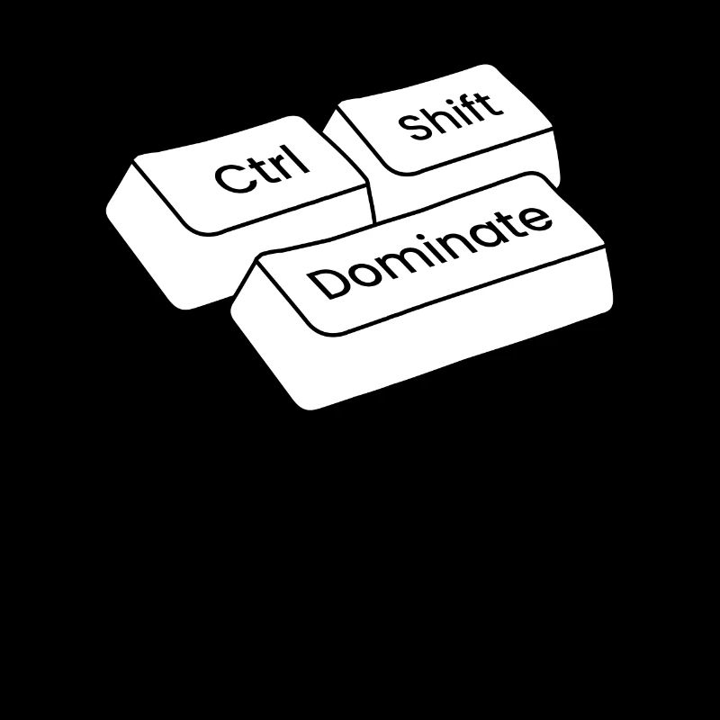 Gamer Gaming Keyboard Shortcuts Ctrl Alt Defeat