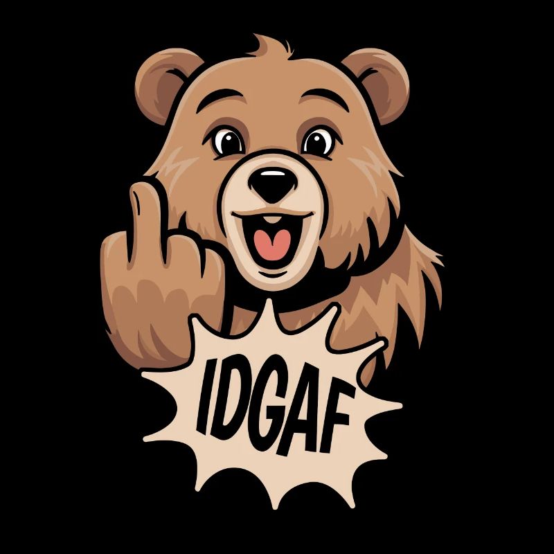 Bear Brown Bear Idgaf