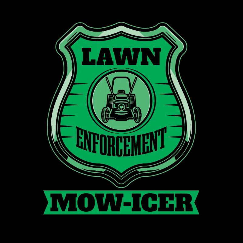 Lawn mower mowing