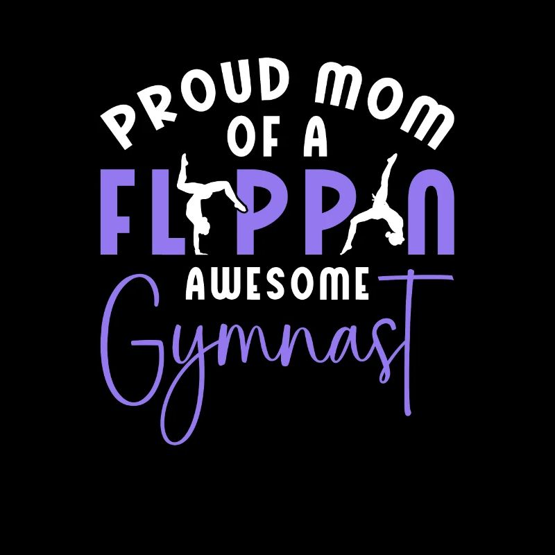Proud gymnastics mom
