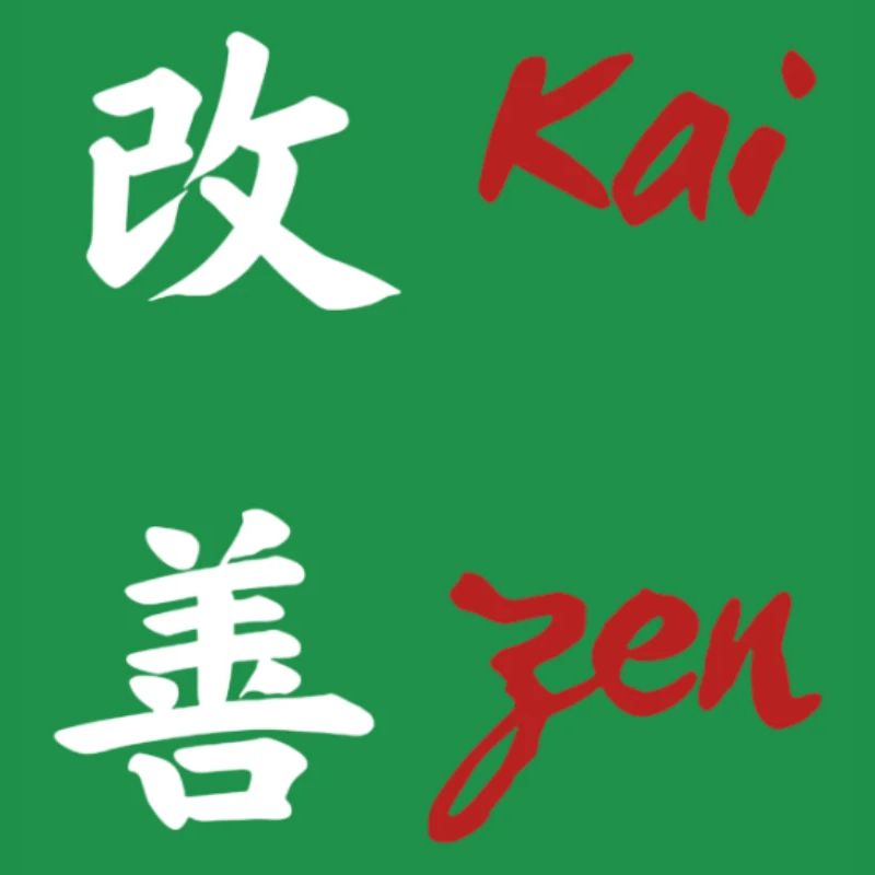 "Kaizen" Japanese text based design