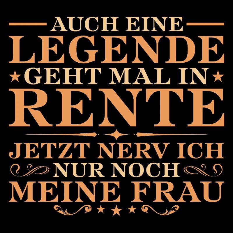 Ruhestand Ehemann in Rente