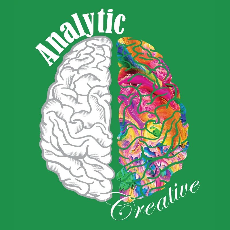 Analytic Creative Brain Left Brained Right Brained