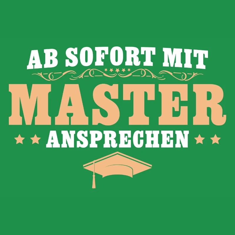 Mit Master ansprechen Bestandene Masterprüfung