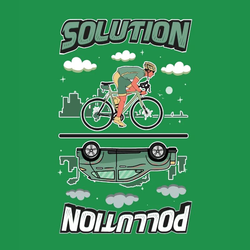 Polution Solution Environmental Protection Cycling