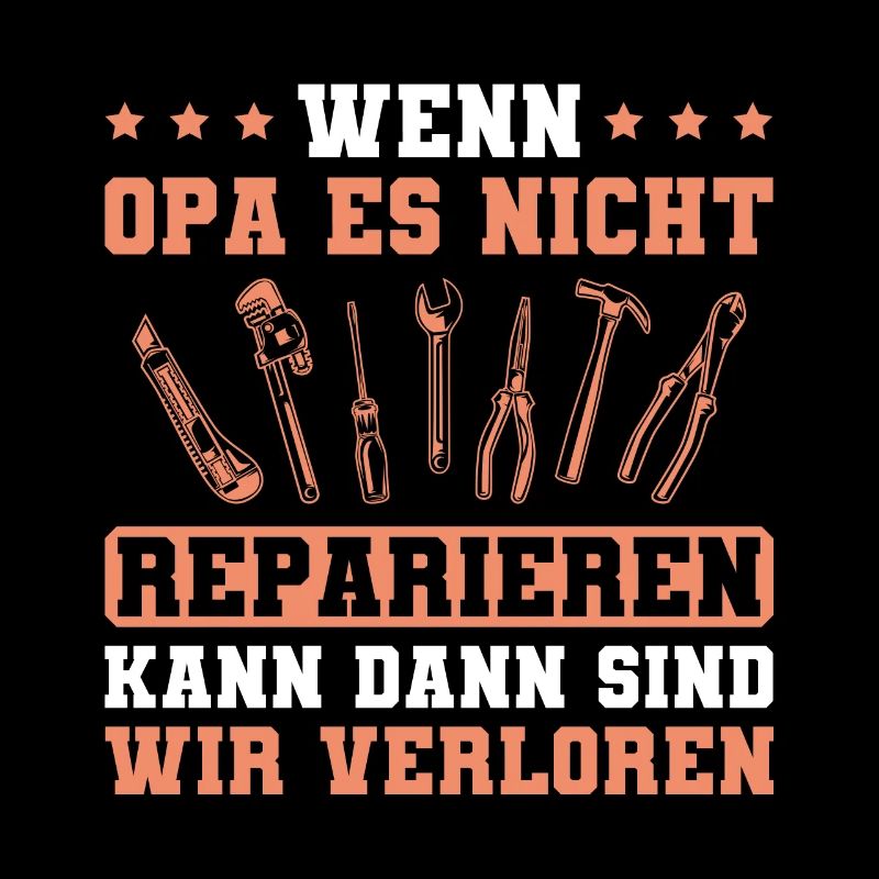 Handwerker Opa Vatertag