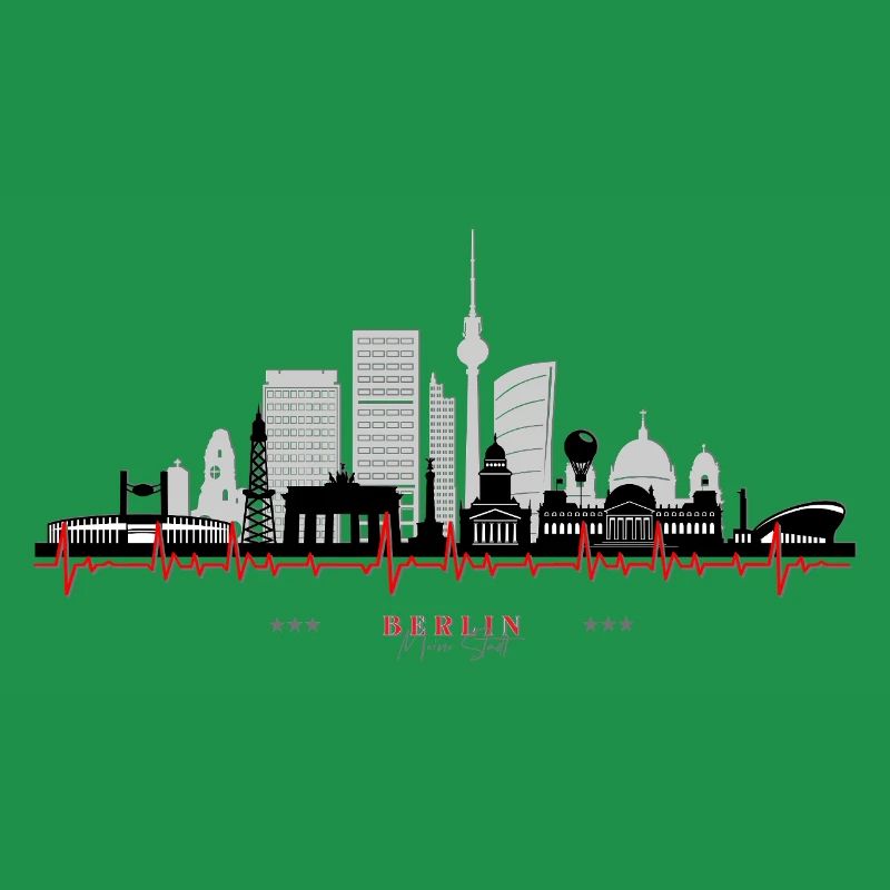 Berlin Design Geschenkidee skyline Berlin designed
