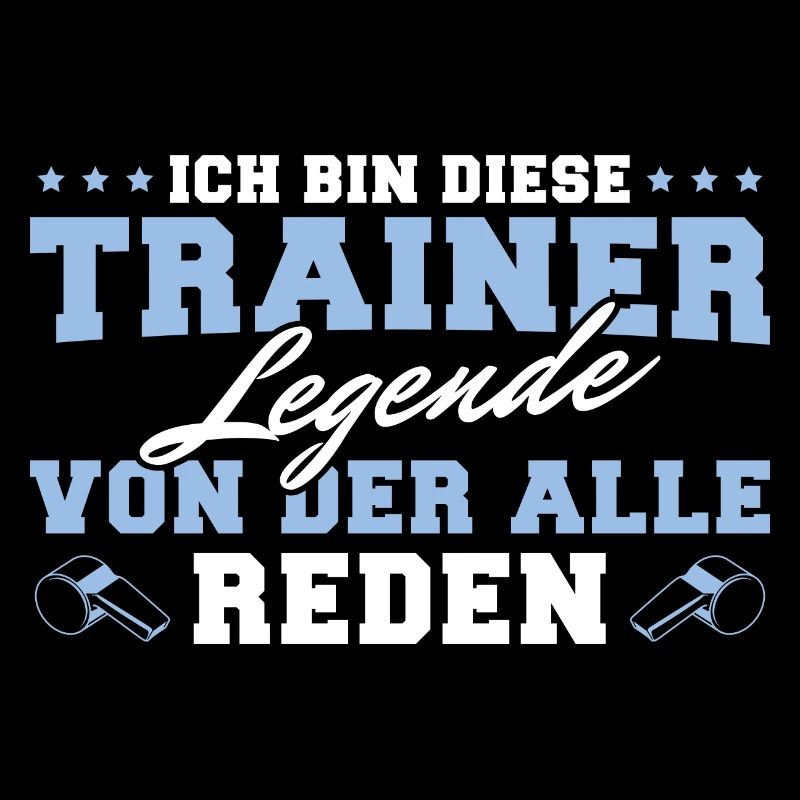 Fußballtrainer Ich bin diese Trainer Legende