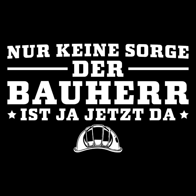 Bauherr ist jetzt da Hausbau Geschenkidee