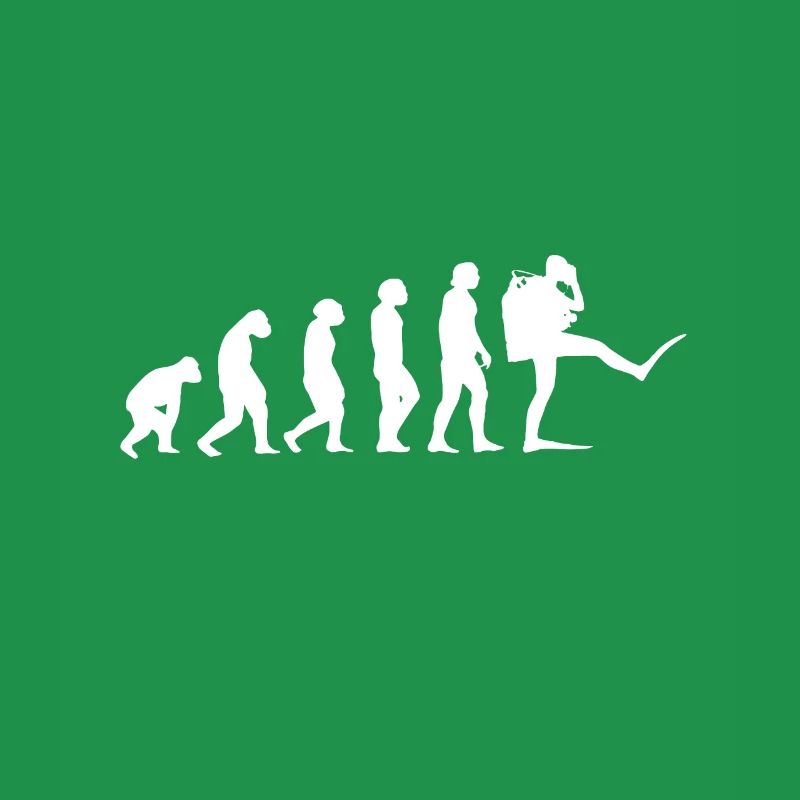 Tauchen Evolution - Taucher Geschenk