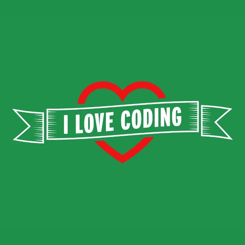 J'aime coder le cœur | Cadeau pour le fils programmeur