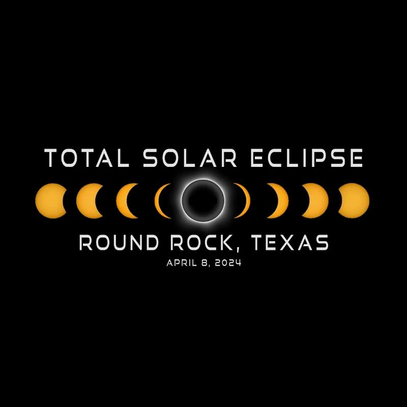 Round Rock Texas Solar Eclipse 2024 April 8