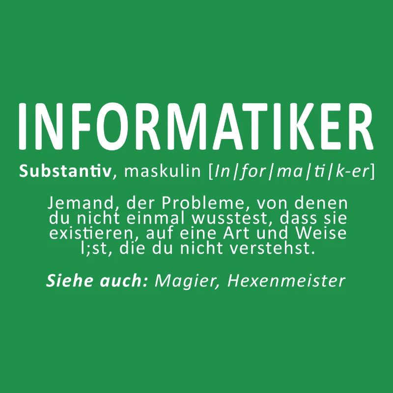 Informatiker PC Computer Internet Nerd Windows Lin
