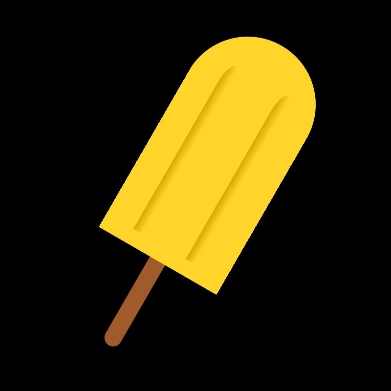 Popsicles dans l'été de style bande dessinée