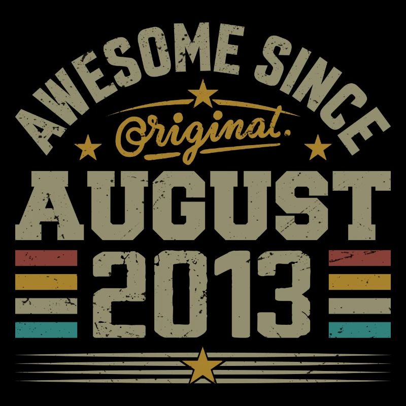 August 2013 Birthday August 2013 August 2013 Retro