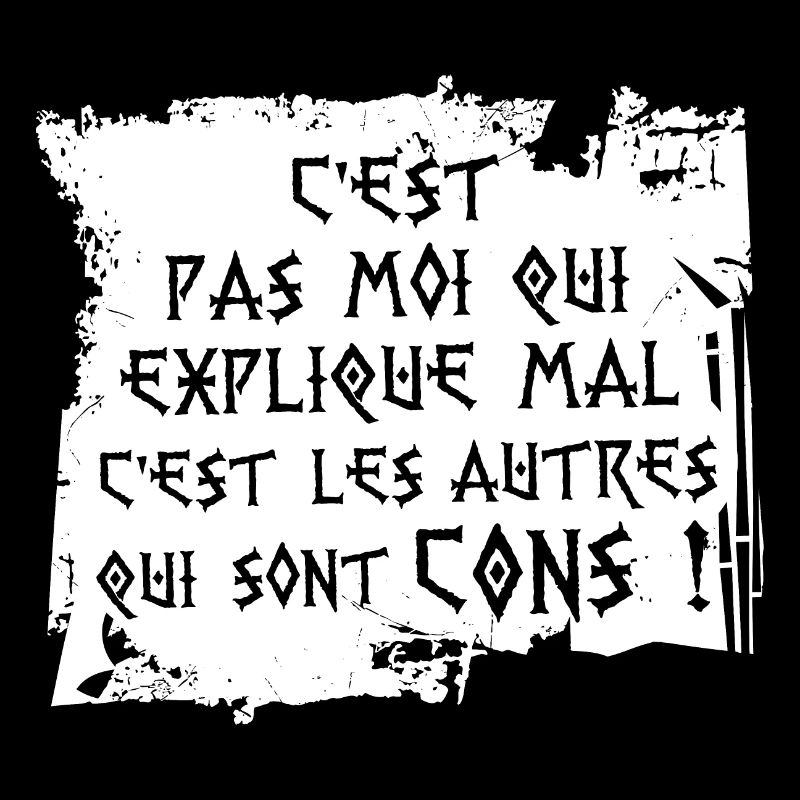 C''est pas moi c'est les autres qui sont cons !