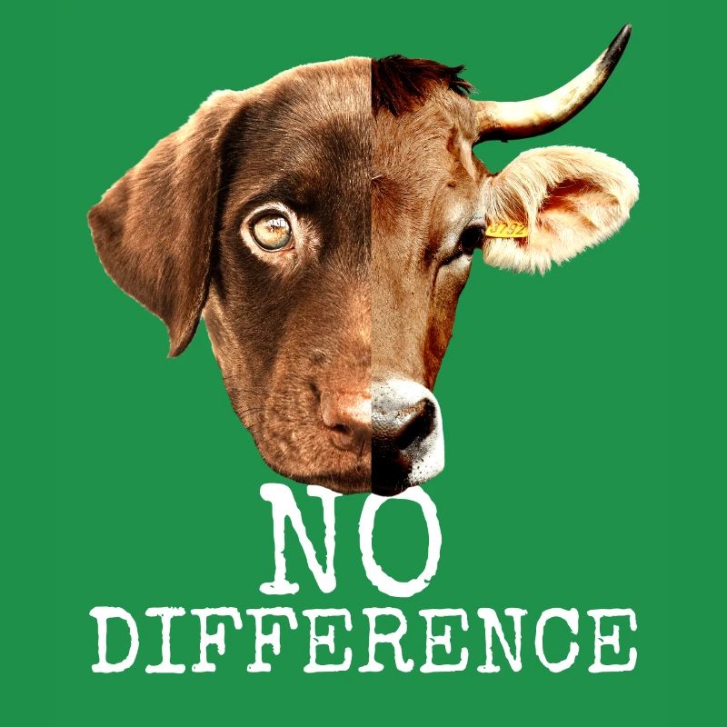 No Difference Pro Vegan Vegetarier Tierschutz