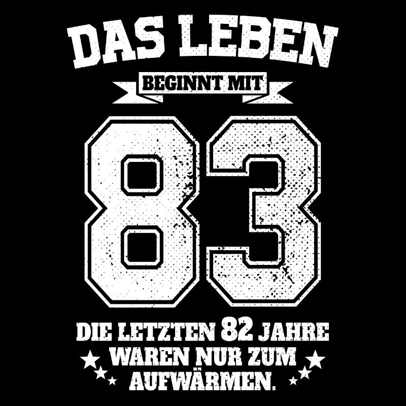 83. Geburtstag Geschenk Das Leben Beginnt Mit 83