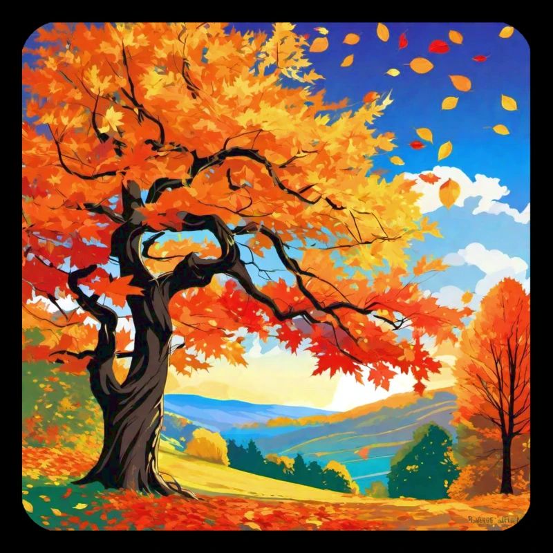 Bunte Herbstlandschaft