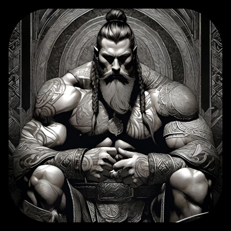 Proud Viking Warrior Germanic