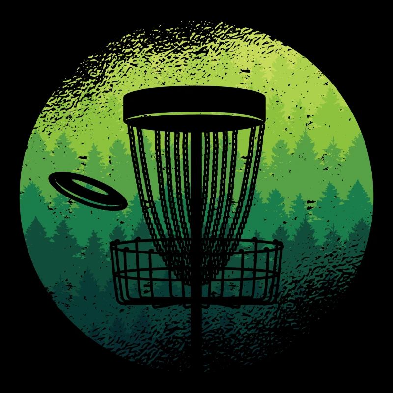 Lecteur de disc golf Vintage Disc Golfer