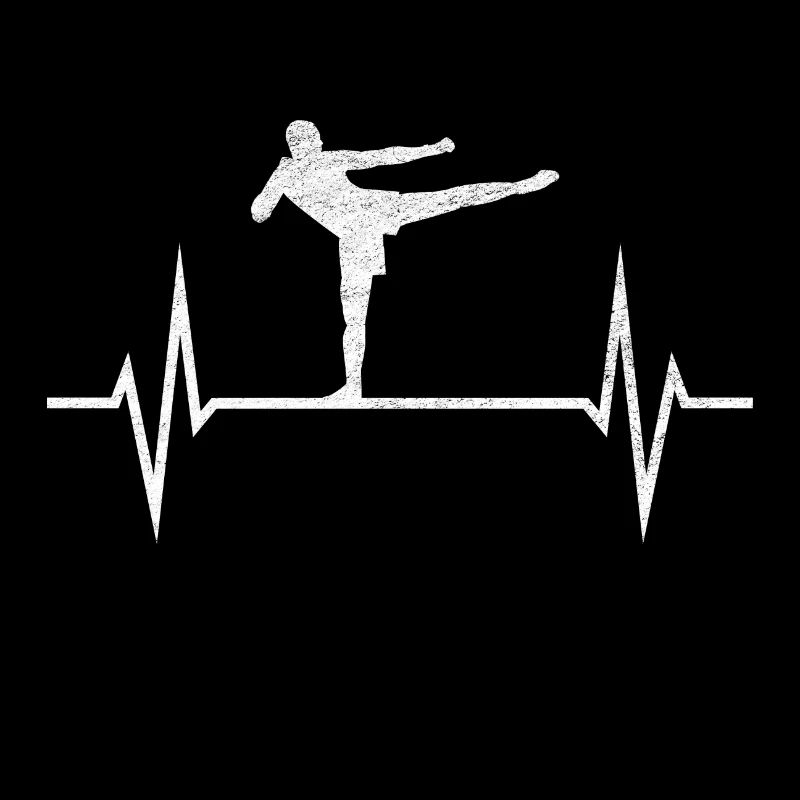 Kickboxen Kickboxer Kampfsport Retro Geschenk