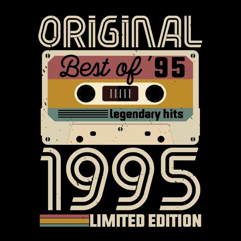 Vintage Geburtstag Original Geschenkidee 1995