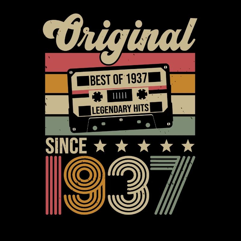 Vintage Geburtstag Original Geschenkidee 1937