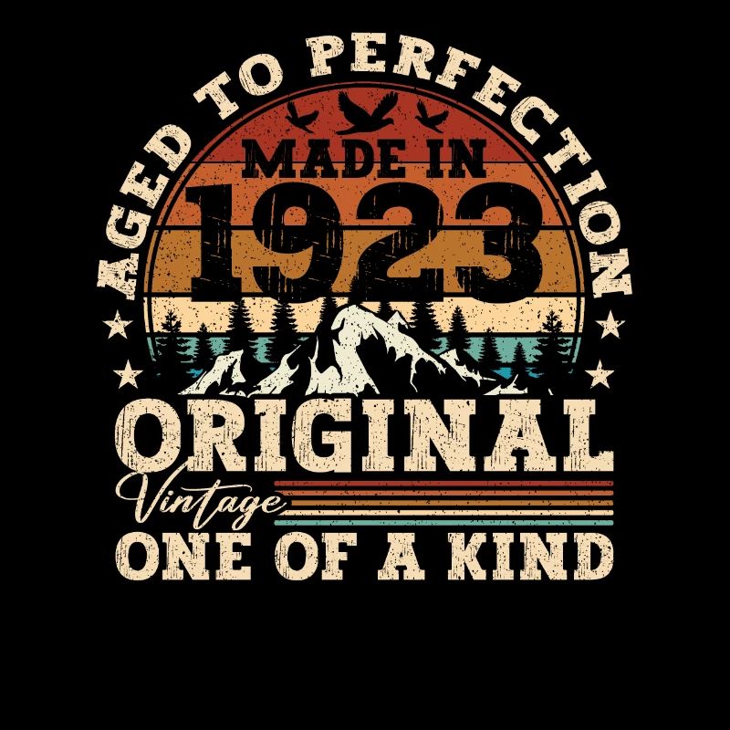Retro 1923 Birthday Gift