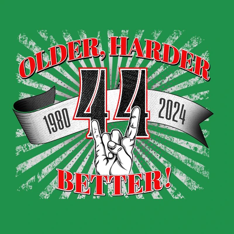 44. Geburtstag eines Metalfan oder Motorradfahrer