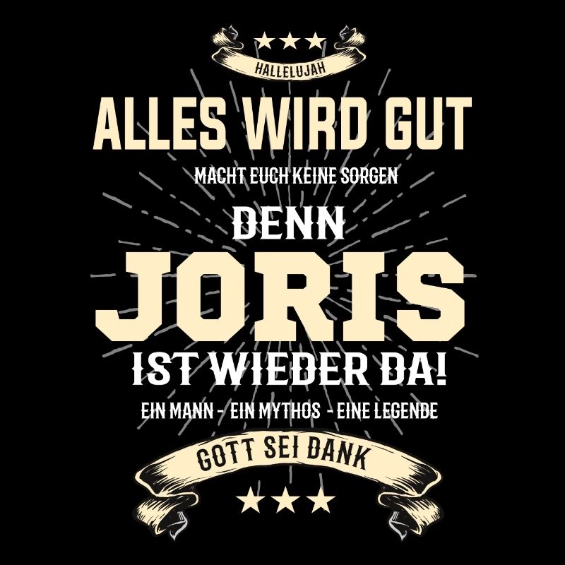 alles wird gut denn Joris Ist da T-Shirt
