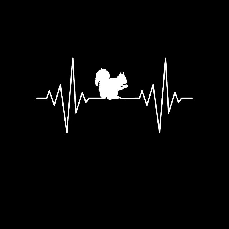 my heart sleeps for squirrel design